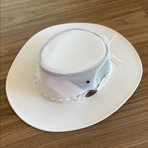 White Braided Women's Hat